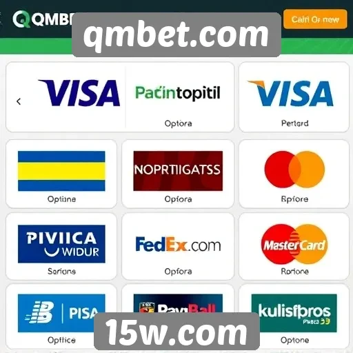 Métodos de pagamento disponíveis no qmbet.com